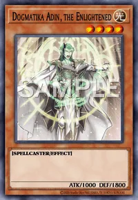 Dogmatika Adin, the Enlightened, Yu-Gi-Oh! card, LIGHT