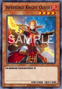 Infernoble Knight Oliver, Yu-Gi-Oh! card, FIRE