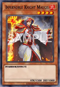 Infernoble Knight Maugis, Yu-Gi-Oh! card, FIRE