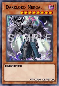 Darklord Nergal, Yu-Gi-Oh! card, DARK