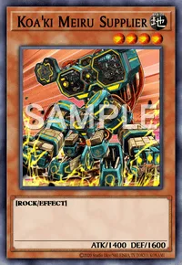 Koa'ki Meiru Supplier, Yu-Gi-Oh! card, EARTH