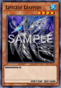 Lifeless Leaffish, Yu-Gi-Oh! card, WATER