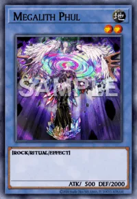 Megalith Phul, Yu-Gi-Oh! card, EARTH