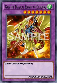 Gaia the Magical Knight of Dragons, Yu-Gi-Oh! card, WIND