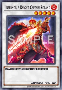 Infernoble Knight Captain Roland, Yu-Gi-Oh! card, FIRE
