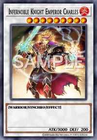 Infernoble Knight Emperor Charles, Yu-Gi-Oh! card, FIRE