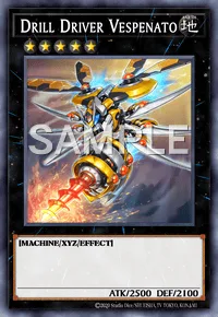 Drill Driver Vespenato, Yu-Gi-Oh! card, EARTH