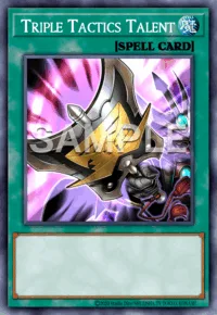 Triple Tactics Talent, Yu-Gi-Oh! card, SPELL