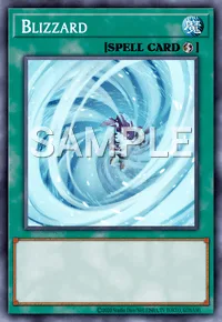 Blizzard, Yu-Gi-Oh! card, SPELL