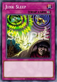 Junk Sleep, Yu-Gi-Oh! card, TRAP