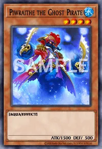 Piwraithe the Ghost Pirate, Yu-Gi-Oh! card, WATER