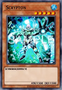 Scrypton, Yu-Gi-Oh! card, WATER