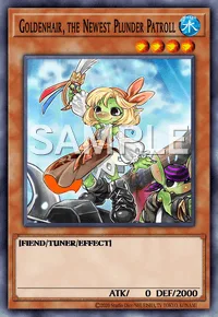 Goldenhair, the Newest Plunder Patroll, Yu-Gi-Oh! card, WATER