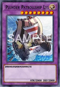 Plunder Patrollship Lys, Yu-Gi-Oh! card, LIGHT
