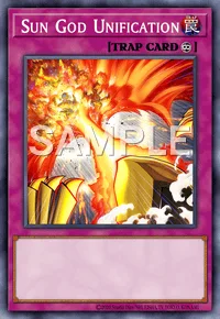 Sun God Unification, Yu-Gi-Oh! card, TRAP
