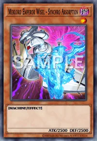 Meklord Emperor Wisel - Synchro Absorption, Yu-Gi-Oh! card, DARK