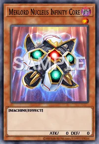 Meklord Nucleus Infinity Core, Yu-Gi-Oh! card, DARK