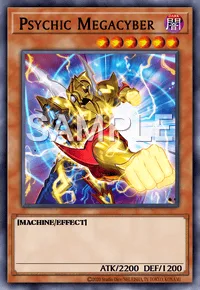Psychic Megacyber, Yu-Gi-Oh! card, DARK