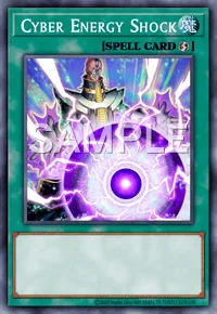 Cyber Energy Shock, Yu-Gi-Oh! card, SPELL