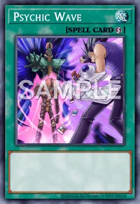 Psychic Wave, Yu-Gi-Oh! card, SPELL