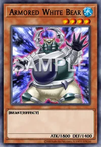 Armored White Bear, Yu-Gi-Oh! card, WATER