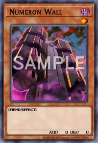 Numeron Wall, Yu-Gi-Oh! card, DARK