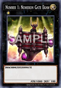 Number 1: Numeron Gate Ekam, Yu-Gi-Oh! card, LIGHT