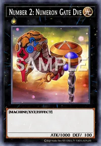 Number 2: Numeron Gate Dve, Yu-Gi-Oh! card, LIGHT
