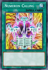 Numeron Calling, Yu-Gi-Oh! card, SPELL
