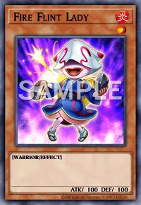 Fire Flint Lady, Yu-Gi-Oh! card, FIRE