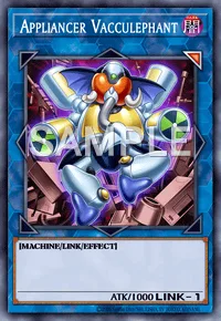 Appliancer Vacculephant, Yu-Gi-Oh! card, DARK