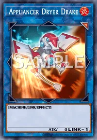 Appliancer Dryer Drake, Yu-Gi-Oh! card, FIRE