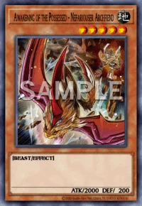 Awakening of the Possessed - Nefariouser Archfiend, Yu-Gi-Oh! card, EARTH