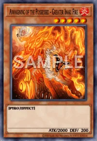 Awakening of the Possessed - Greater Inari Fire, Yu-Gi-Oh! card, FIRE