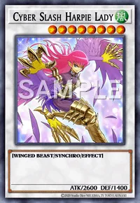 Cyber Slash Harpie Lady, Yu-Gi-Oh! card, WIND