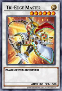 Tri-Edge Master, Yu-Gi-Oh! card, LIGHT