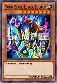 Toon Black Luster Soldier, Yu-Gi-Oh! card, EARTH