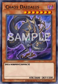 Chaos Daedalus, Yu-Gi-Oh! card, DARK