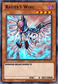Raider's Wing, Yu-Gi-Oh! card, DARK