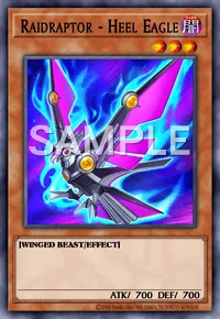 Raidraptor - Heel Eagle, Yu-Gi-Oh! card, DARK