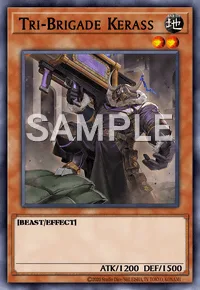 Tri-Brigade Kerass, Yu-Gi-Oh! card, EARTH