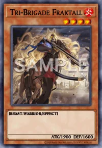 Tri-Brigade Fraktall, Yu-Gi-Oh! card, FIRE