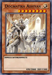 Dogmatika Ashiyan, Yu-Gi-Oh! card, LIGHT