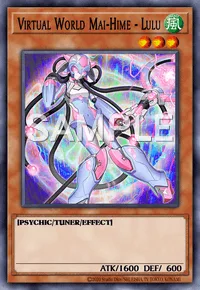 Virtual World Mai-Hime - Lulu, Yu-Gi-Oh! card, WIND