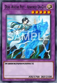 Dual Avatar Feet - Armored Un-Gyo, Yu-Gi-Oh! card, LIGHT