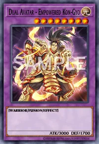 Dual Avatar - Empowered Kon-Gyo, Yu-Gi-Oh! card, LIGHT