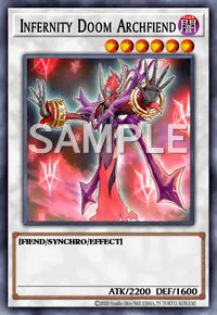 Infernity Doom Archfiend, Yu-Gi-Oh! card, DARK