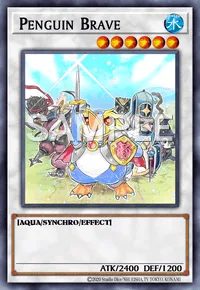 Penguin Brave, Yu-Gi-Oh! card, WATER