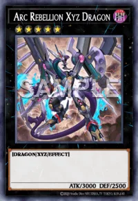 Arc Rebellion Xyz Dragon, Yu-Gi-Oh! card, DARK