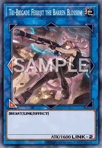 Tri-Brigade Ferrijit the Barren Blossom, Yu-Gi-Oh! card, EARTH